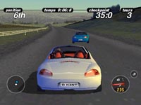 Porsche Challenge, capture d'écran